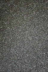 Close-up on a gray foam filter.