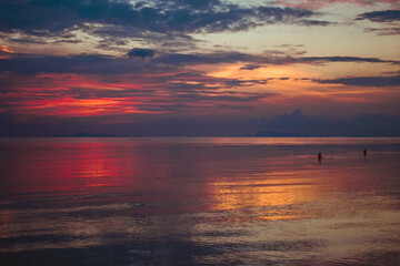 Sunset colours Koh Phangan