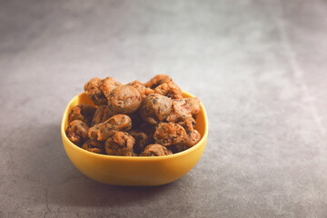 Indian traditional snack spicy Pakoda	
