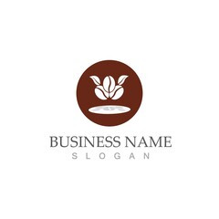 coffee bean icon vector