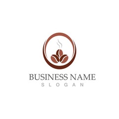 coffee bean icon vector