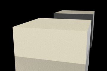 A 3d cube shape background image.