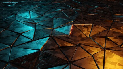 Abstract pattern with triangles