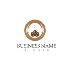 coffee bean icon vector