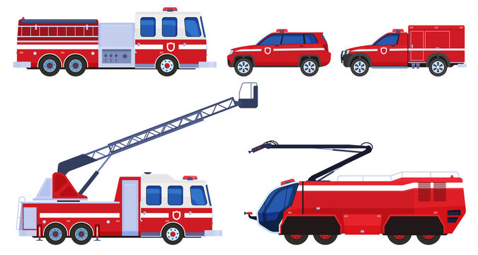 Different types of fire transport. Extinguishing the fire.