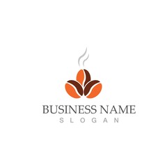 coffee bean icon vector