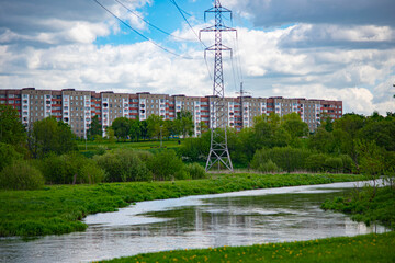 power station on the river