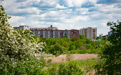 buildings in the distance