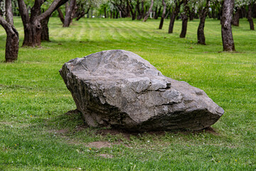 stone in the park