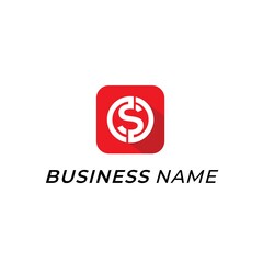 logo creative bold dollar letter s