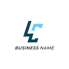 logo vector creative letter L and C