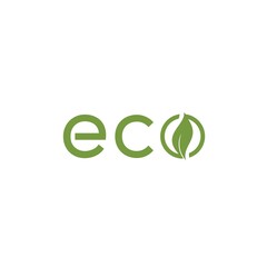 logo design creative eco and leaf