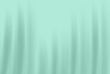 green cloth background abstract with soft waves