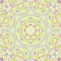 Abstract seamless pattern with geometric elements structure.