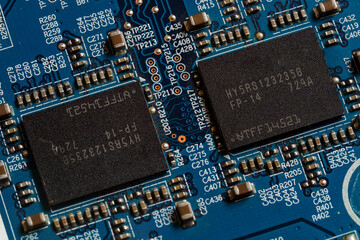 Processor on the PC motherboard.