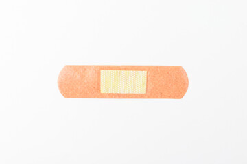 Band aid on white background