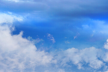 Blue sky background with clouds