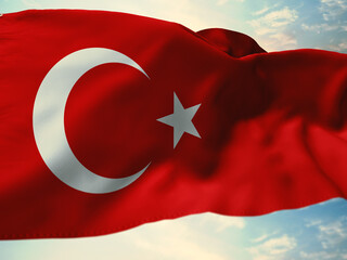 Turkish Flag, Turkey, Flag design and presentation study