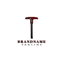 cute allen key logo icon cartoon design vector illustration