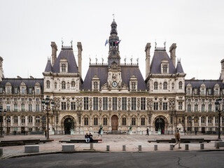 Fototapeta na wymiar l'Hôtel de Ville de Paris