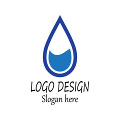 Water drop Logo Template vector illustration design