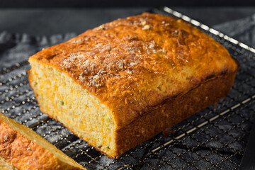 Homemade Cheesy Bread Loaf