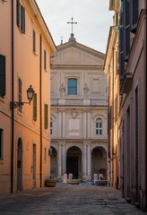 Terni, road to the Cathedral