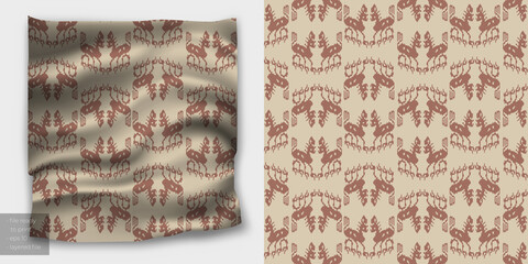 Indonesian Batik Ornament Seamless vector pattern
