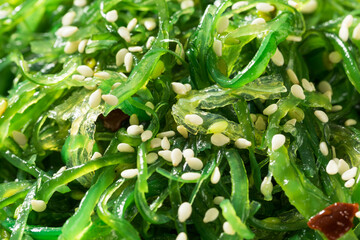 Homemade Healthy Korean Miyeok Muchim Seaweed Salad