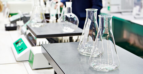 Modern chemical equipment for laboratory