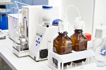 Modern chemical equipment for laboratory