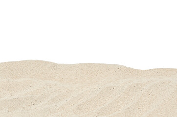 sand waves isolated on a white background