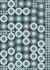 Abstract Geometric Pattern generative computational art illustration