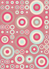 Abstract Geometric Pattern generative computational art illustration