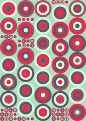 Abstract Geometric Pattern generative computational art illustration