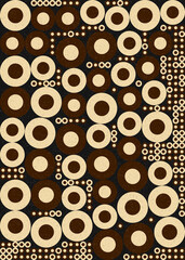 Abstract Geometric Pattern generative computational art illustration