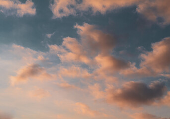 Naklejka na ściany i meble sky with clouds II