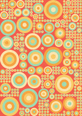 Abstract Geometric Pattern generative computational art illustration