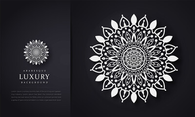 Luxury mandala background with floral ornament pattern, mandala design, Vector mandala template,  invitation, cards, logos, cover, brochure, flyer, banner, Isolated
