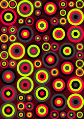 Abstract Geometric Pattern generative computational art illustration