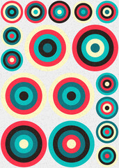 Abstract Geometric Pattern generative computational art illustration