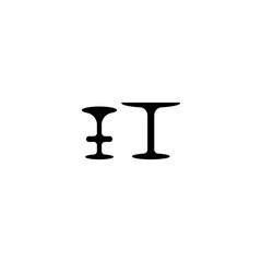 chair and table  logo template vector icon illustration