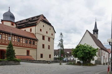 Fototapeta na wymiar Forchheim - Teil des Pfalzmuseums und Marienkapelle