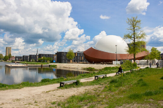 DOT Groningen, the Neterlands with stadsstrand