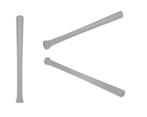 Baseball bat stick. vector illustration