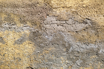 background texture abstract f yellow concrete brick wall