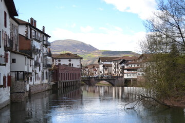 Fototapeta premium Elizondo, Valle del Baztan, Navarra, España.