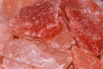 Roze quartz close up photo