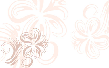 Decorative floral corner ornament on white background
