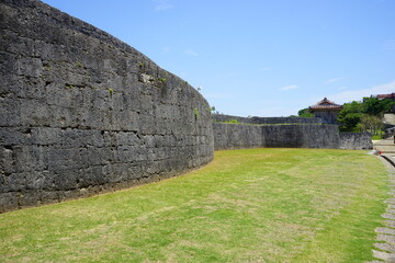日本 那覇 首里城 城壁
